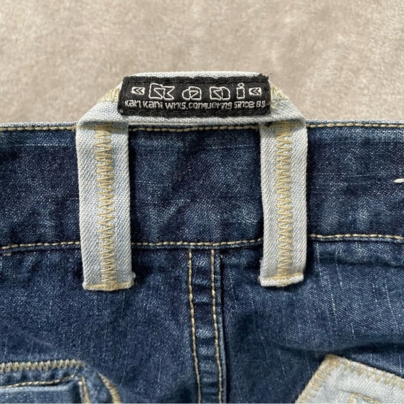 Vintage Karl Kani Patchwork Jeans 36 Baggy Carpenter 90s Hip Hop Streetwear - Picture 9 of 16